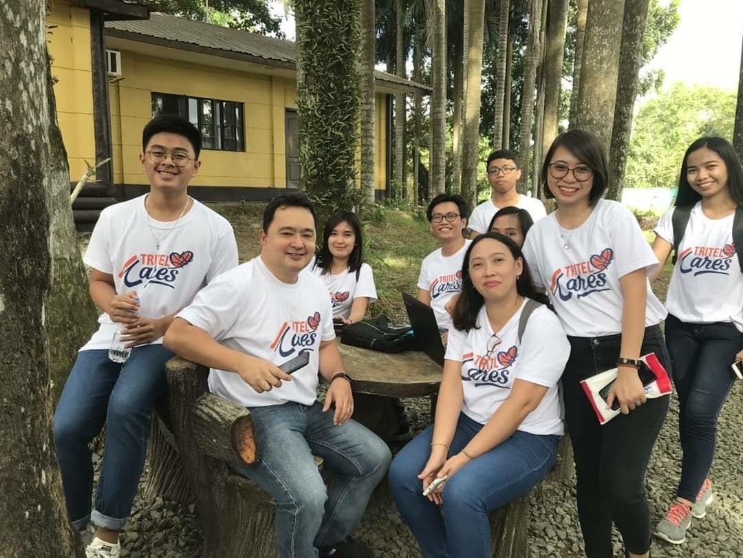 Tritel Philippines team celebrating a milestone